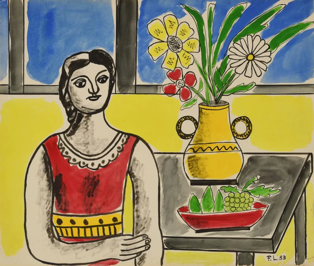 Dessin à la gouache de Fernand Leger vendu par NEO Enchères