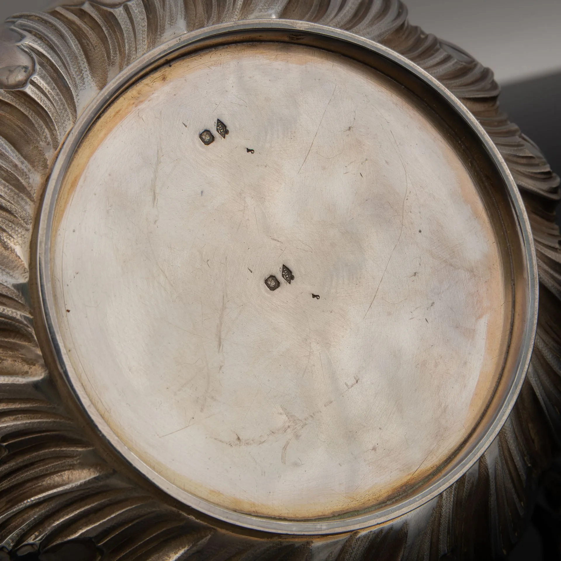 dos service en argent